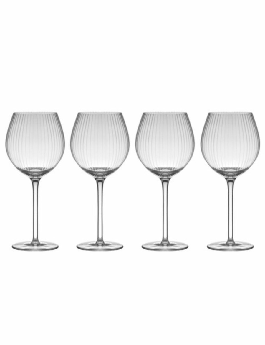 Home And Lifestyle LADELLE Barware | 4Pk Esme Crystal 450Ml Gin Glass Drinking Round Stemware Cup Glasses Set Clear