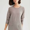 Women EziBuy Merino & Lambswool | Capture Merino Boxy Pocket Sweater