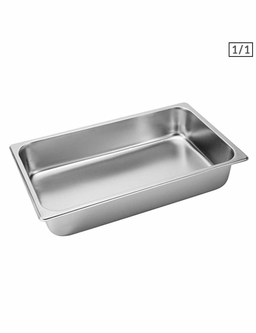 Home And Lifestyle Soga Cookware | Soga Gastronorm Gn Pan Full Size 1/1 Gn Pan 10Cm Deep Stainless Steel Tray