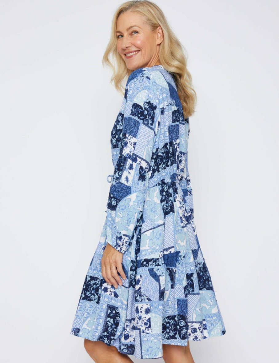 Women Millers Sleeved Dresses | Millers Long Sleeve Printed Dress