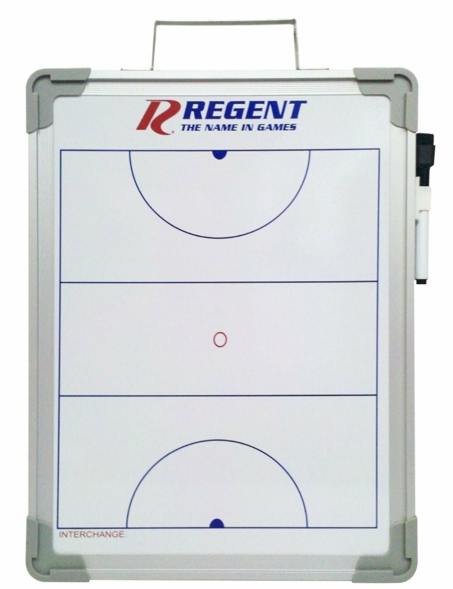 Sport & Fitness REGENT Netball | Regent 30X40Cm Netball Coaches Board Sports Training Tactics Magnetic Whiteboard