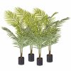 Home And Lifestyle Soga Artifical Plants | Soga 4X 120Cm Green Artificial Indoor Rogue Areca Palm Tree Fake Tropical Plant Home Office Decor