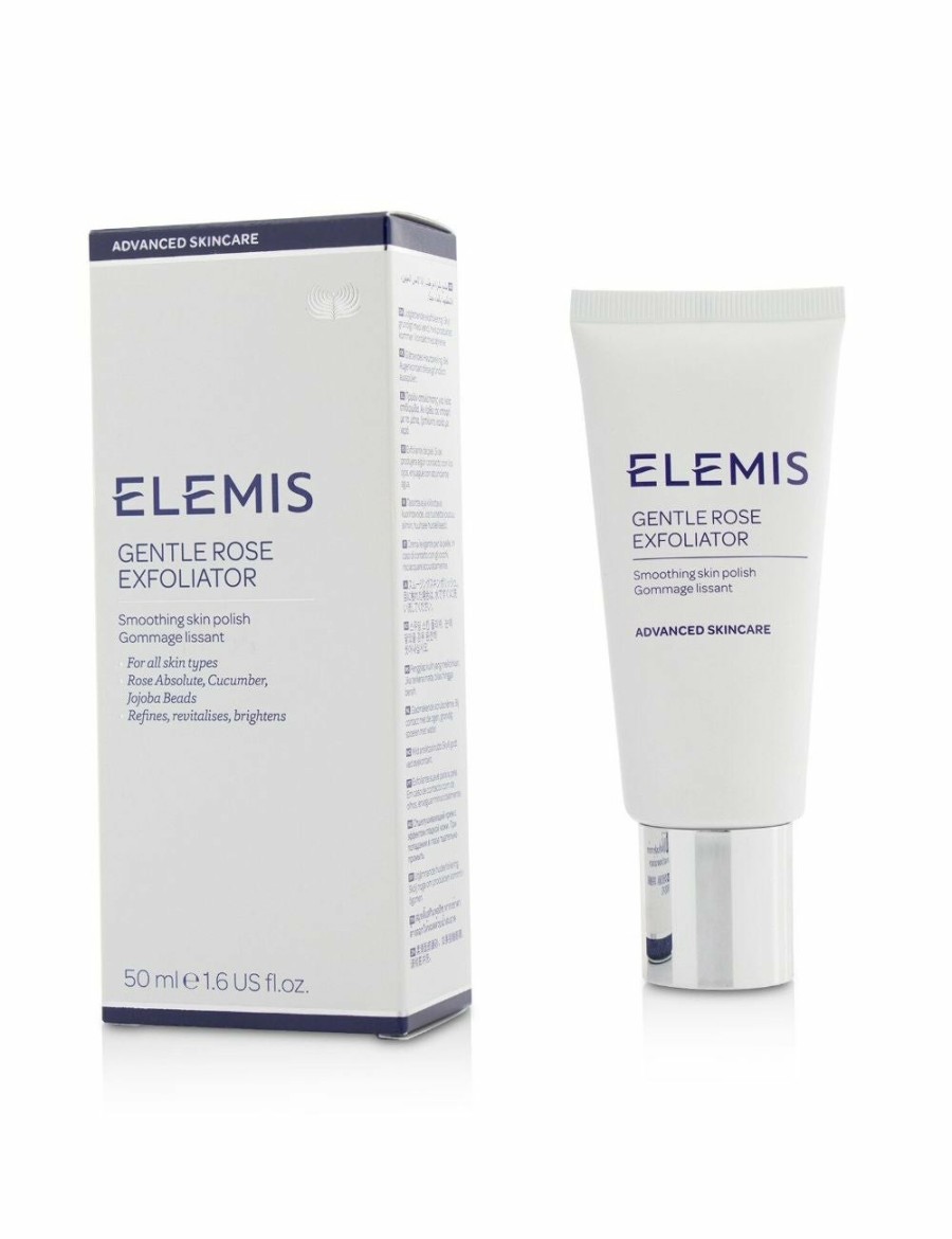 Beauty Elemis Exfoliants And Scrubs | Elemis Gentle Rose Exfoliator 50Ml/1.6Oz