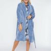 Women Millers Robes | Millers Long Sleeve Textured Wrap Robe