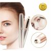 Beauty HOD Health & Home Hair Removal | Nose & Ear Hair Trimmers Electric Eyebrow Trimming Instrument Rechargeable Remover Painless-Precision Trimmer Razor Tool For Face Lips Facial Removal - Gold