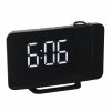 Home And Lifestyle ICB Clocks | Icb Led Projector Alarm Clock - Black With White Light