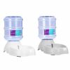 Home And Lifestyle KG Electronics Pet Food & Drink | Pawsandclaws Barrel Pet Water Dispenser 3.8L 32X20.5X32Cm 2Pk