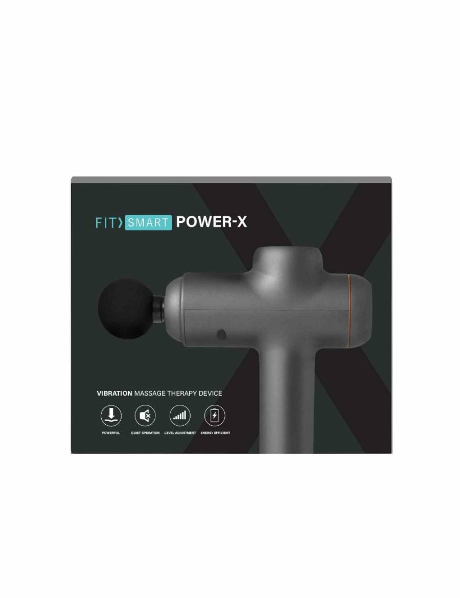 Beauty Fitsmart | Fitsmart Led Touch Screen Power-X Vibration Therapy Device Massage Gun