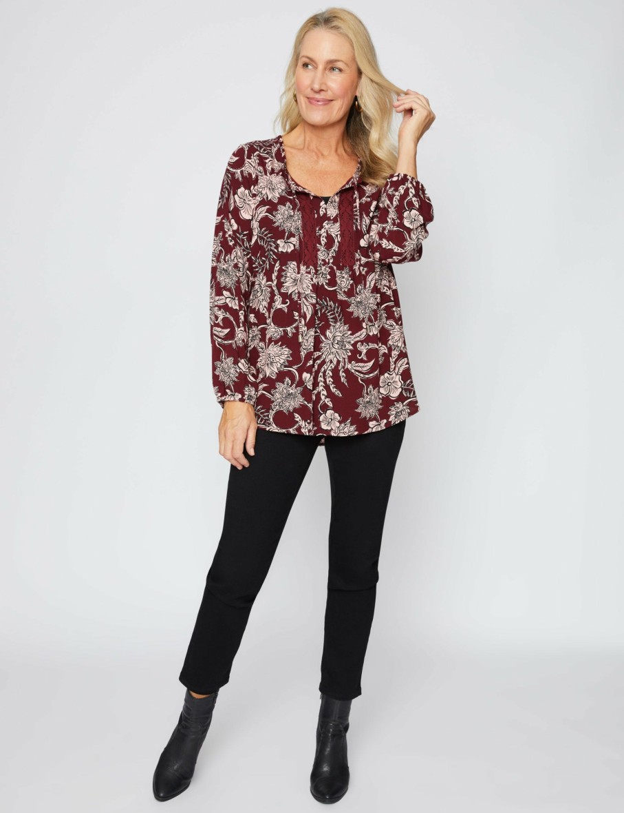 Women Millers Long Sleeve Tops | Millers Long Sleeve Lace Detail Blouse